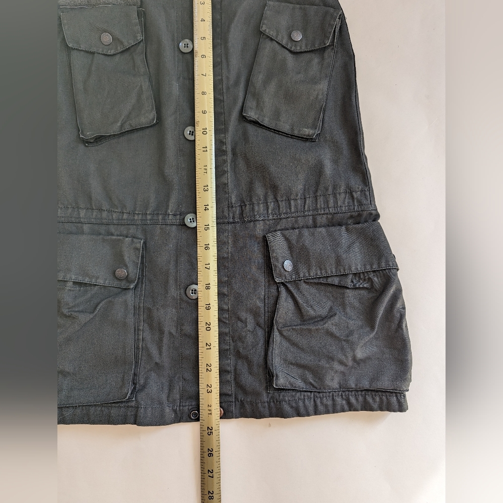 Mayer Peace Collection Utility Pencil Skirt Dark Green Grey Size S - Picture 9 of 10